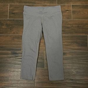 prAna Women's Hatha Leggings Cropped Light Gray Size Small